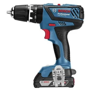 Test et Avis de la Bosch GSB 18-2-Li Plus : une perceuse-visseuse à percussion compacte pour travaux aériens