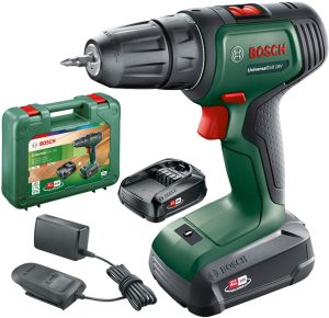 Test et Avis de la Bosch UniversalDrill 18V : une perceuse-visseuse polyvalente pour bricolage domestique