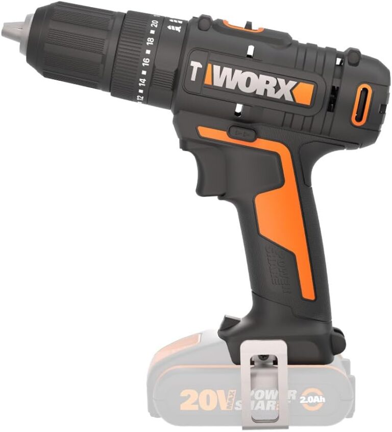 Test et Avis de la Worx WX370.9 : une perceuse-visseuse à percussion polyvalente