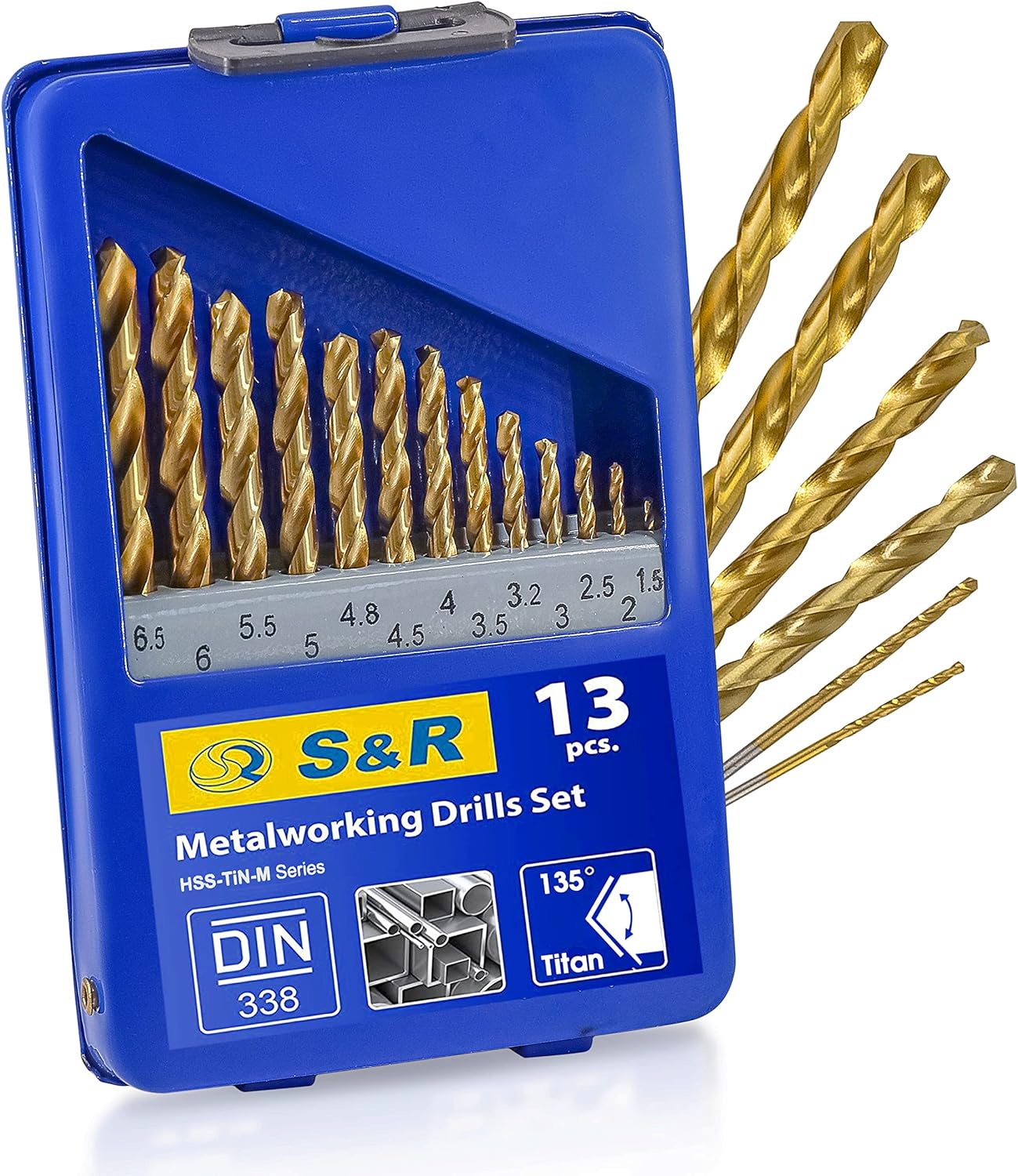 Lot De 11 Forets à Métaux – Queue CM2 – Diamètres 14,5 Mm à 21 Mm – Occasion