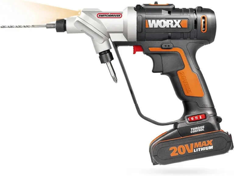 Test et Avis de la Worx WX176 : une perceuse à double mandrin rotatif Switchdriver