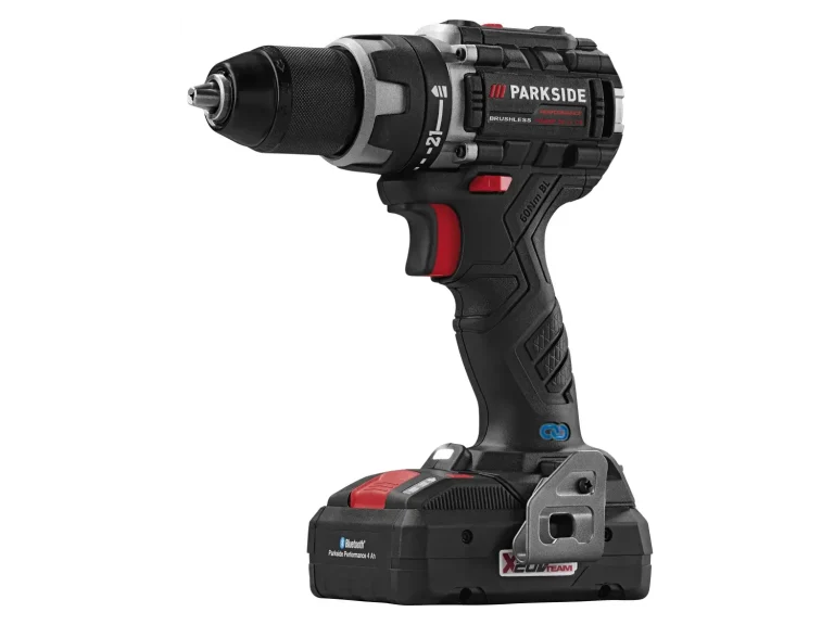 Test et Avis de la Parkside PABSP 20 Li C4 : une perceuse-visseuse Performance brushless 60 Nm avec sécurité renforcée