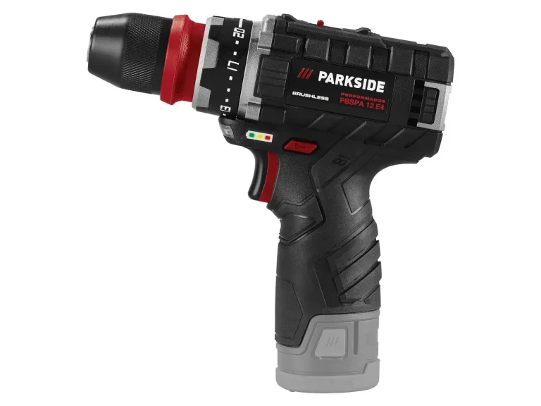 Test et Avis de la Parkside PBSPA 12 E4 : une perceuse-visseuse 12V qui joue la carte de la légèreté