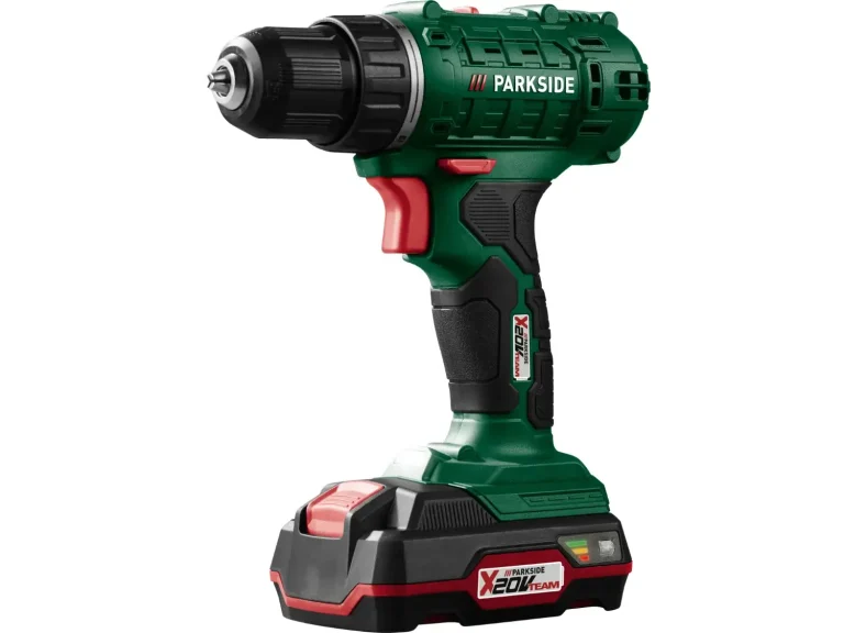 Test et Avis de la Parkside PBSSA 20-Li A1 : une perceuse-visseuse sans fil en set complet pour débuter