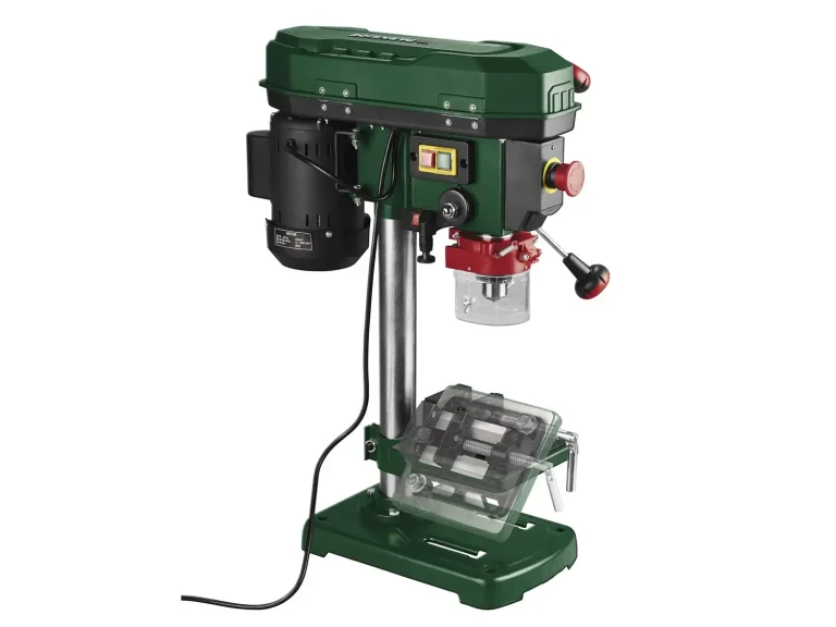 Test et Avis de la Parkside PTBM 400 B1 : une perceuse d&rsquo;établi 400W qui vise la précision d&rsquo;atelier