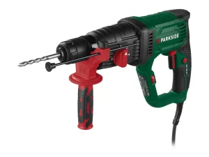 Test et Avis du Parkside PBH 1050 D4 : un perforateur burineur 1050W qui vise le gros œuvre accessible