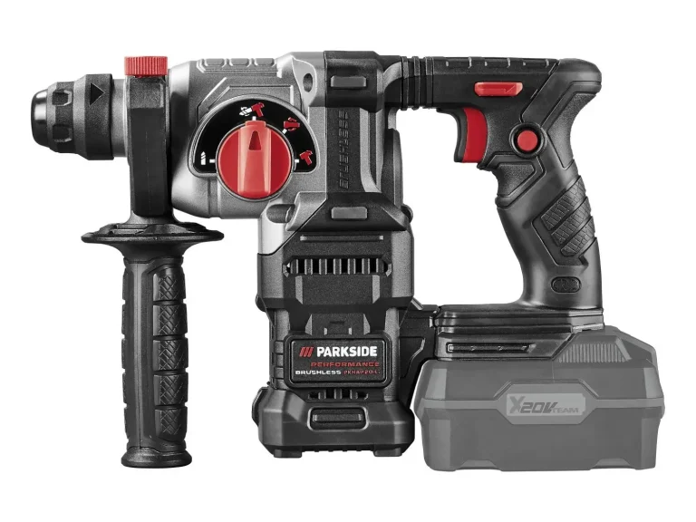 Test et Avis du Parkside PKHAP 20-Li : un perforateur-burineur 20V brushless qui libère du fil