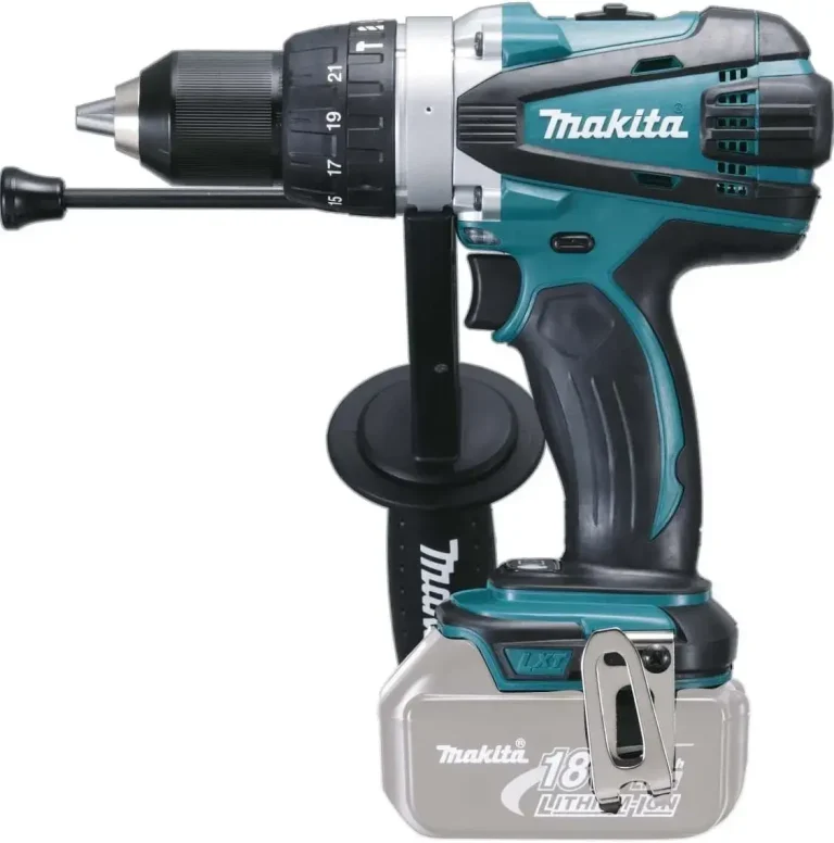 Test et Avis de la Makita DHP458ZJ : une perceuse à percussion 18V avec technologie XPT pour environnements difficiles