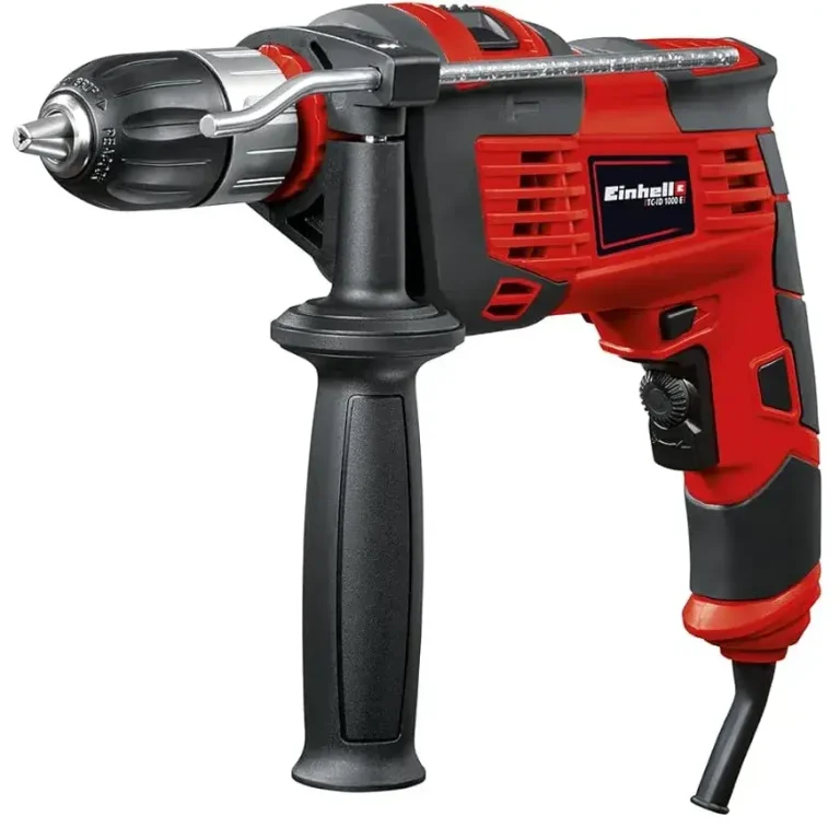 Test et Avis de l&rsquo;Einhell TC-ID 1000 E : une perceuse à percussion filaire complète et accessible