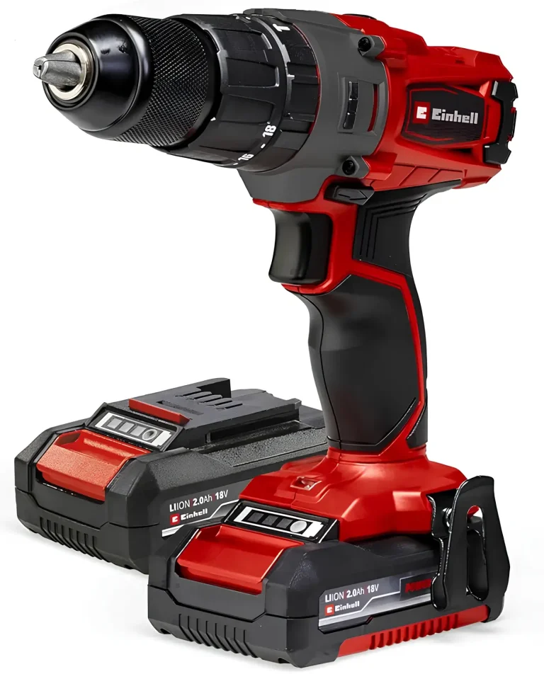 Test et Avis de l&rsquo;Einhell TE-CD 18/2 Li-i +64 : une perceuse-visseuse à percussion en kit ultra-complet