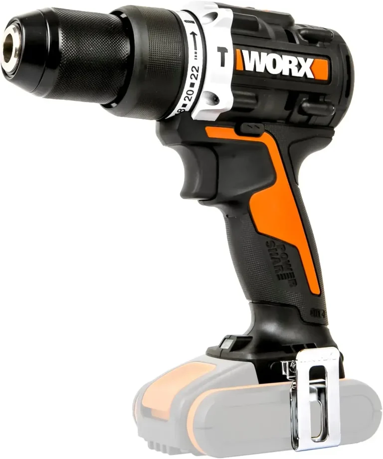 Test et Avis de la Worx WX352.9 : une perceuse brushless 20V légère 60 Nm