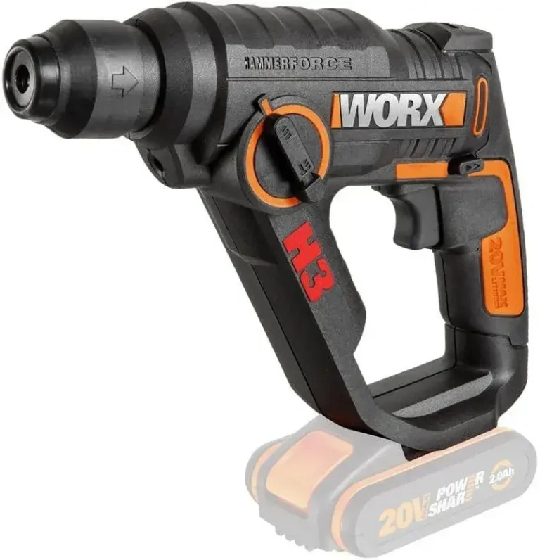 Test et Avis du Worx WX390.9 : un perforateur 20V 3-en-1 SDS-Plus